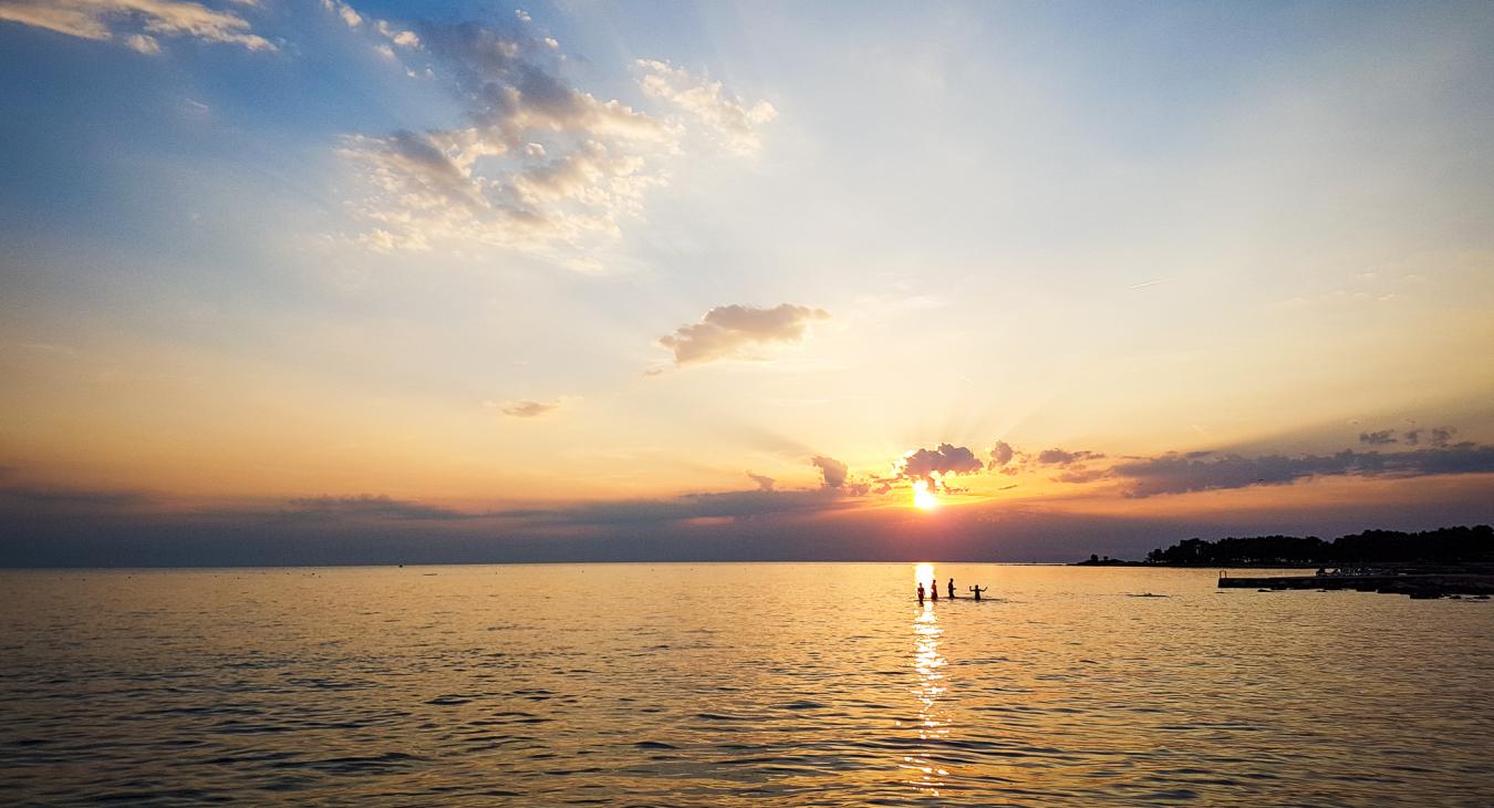 Auringonlasku Kroatiassa